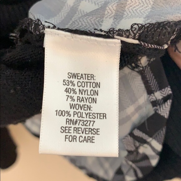 Croft & Barrow Black Sweater - Picture 4 of 4